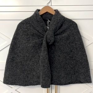 COS cape in grey. Super soft alpaca and wool. NWT